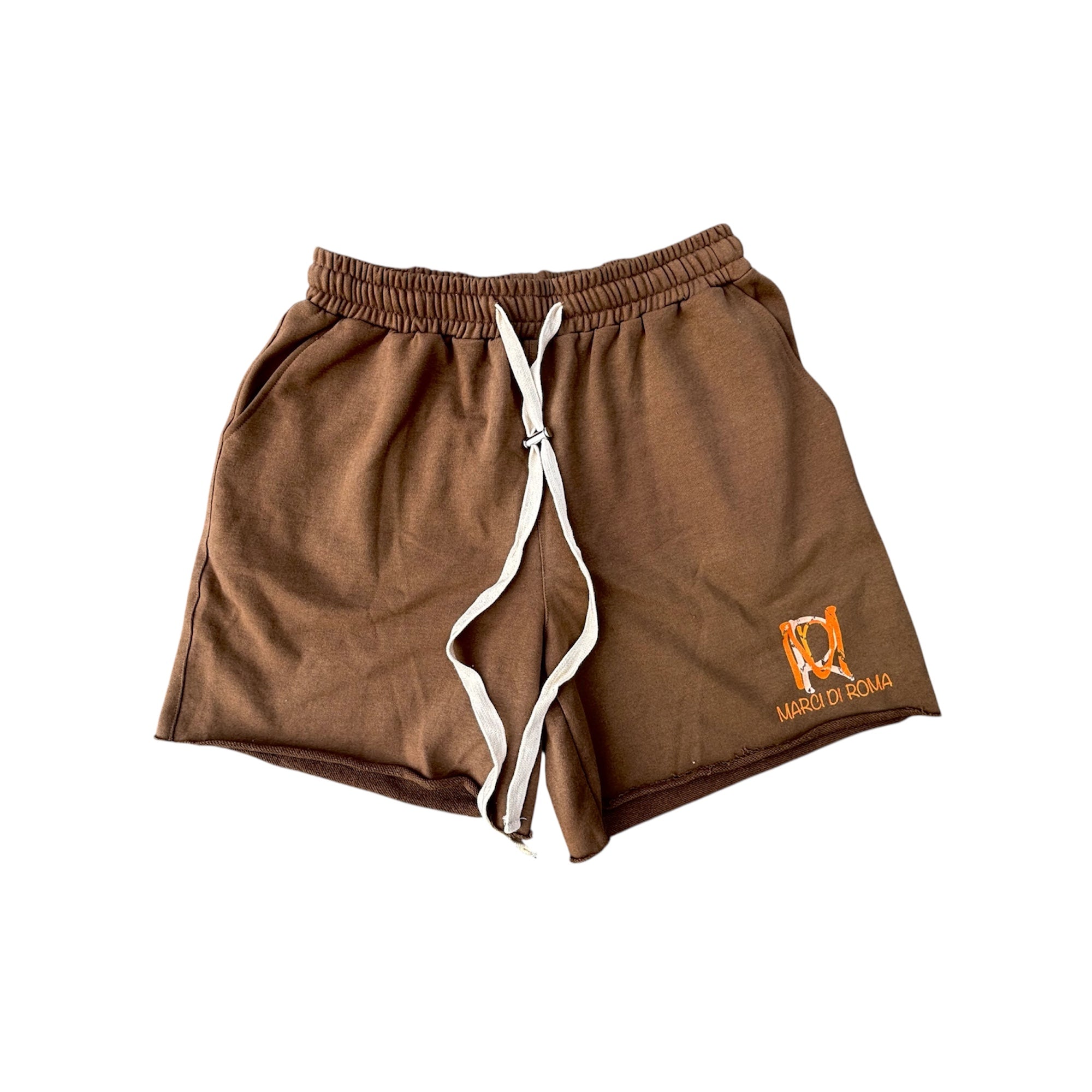 MARCI DI ROMA Premium Lounge Shorts -Brown